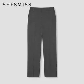 She S miSS Slim Straight pantS SwSSln31040 Mg MELANGE GRAY/55