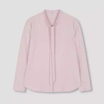 [She S miSS] Slim Tie Neck blouSe Swwblo11010 Pi Pink/55