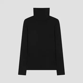 She S miSS Slim TurTleneck T ShirT SajTSo42020 Bk blacks/66