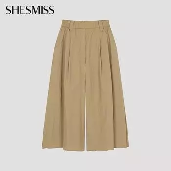 She S miSS Slit Back Banding Culotte pantS SwwSlo21100 Be beige/55