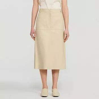 She S miSS кожаная юбка с разрезом SwwSkp12050 blacks/55