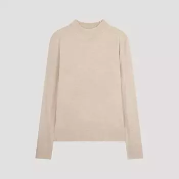 She S miSS Soft Mock Neck Knit SSkpoo42600 Ot oatmeal/55