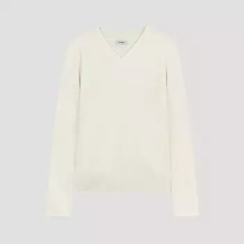 She S miSS Мягкий трикотажный свитер с V-образным вырезом SSkpoo42560 iV Ivory/55