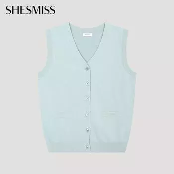 She S MiSS Soft V Neck Knit VeSt SSkVto22040 Mi minted/55