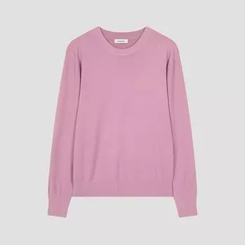 She S miss Solid базовый вязаный свитер с круглым вырезом SSkpoo32020 Pi Pink/55
