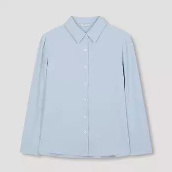 She S miss Solid базовая рубашка SwwSto12010 Bl Blue/55