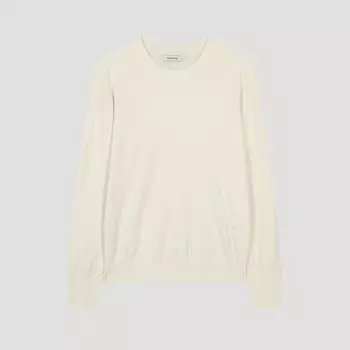 She S miss Solid базовый вязаный свитер с круглым вырезом SSkpoo32020 IV Ivory/55