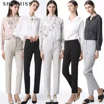 She S miSS Solid Tapered Tuck pantS Price 138 000 Won Light gray (LG)/55