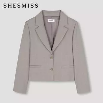 She S miSS Современная полуукороченная куртка SwSjkn41070 Gb gray beige/55
