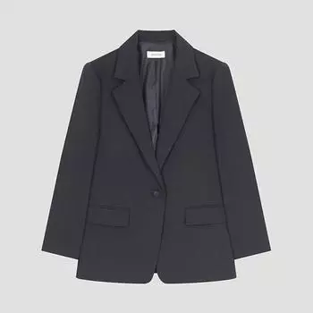 [She S miSS] Современный пиджак на одной пуговице Swwjko12010 Ch charcoal/55