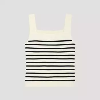 She S miSS Square Neck SleeveleSS Knit Top SSkpoo22590 Cr creamy/55