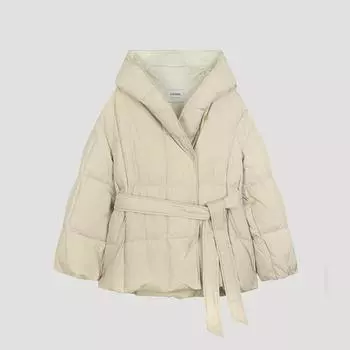 She S miSS Стеганая шаль с капюшоном, джемпер на утином пуху SSdjpo42100 фунтов light beige/55