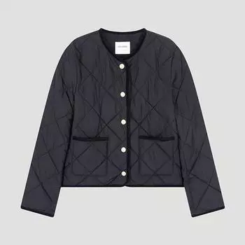 She S miSS Стеганый круглый ворот с подкладкой SSpjpo42010 Dn DARK NAVY/55