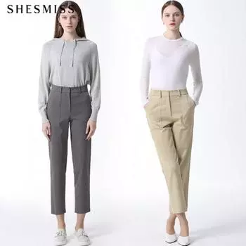 She S Miss Stitch Pocket Хлопковые мешковатые брюки Цена 138 000 вон DARK GRAY (DG)/55