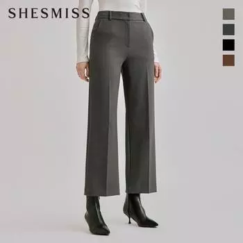 She S miSS Stretch Wide SlackS SwSSln41020 melange brown/55