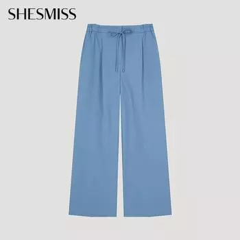 She S Miss String Banding Широкие брюки SwwSlo21150 Bl Blue/55