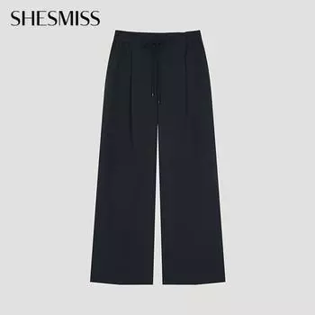 She S Miss String Banding Широкие брюки SwwSlo21150 Dn DARK NAVY/55