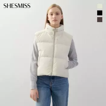 She S miss String Жилет из утиного пуха с высоким воротом SSdvto12010 red brown/55