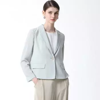 She S miSS Summer Cropped One Button Jacket Price 298 000 Won Mint (MI)/55