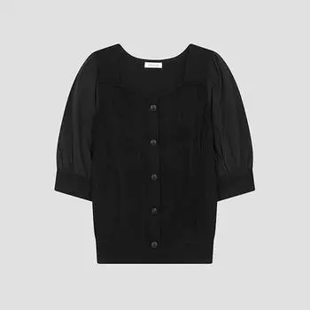 She S miSS Текстурный блок с квадратным вырезом SSkpoo21190 Bk blacks/66