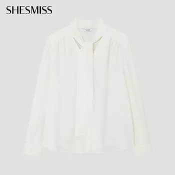 She S miSS Tie Neck blouSe Swwblp12010 Iv Ivory/55