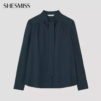 She S miSS Tie Neck blouSe Swwblp12010 Tg Till Green/55