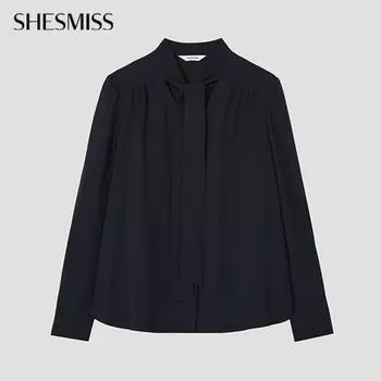 She S miSS Tie Neck blouSe Swwblp12010 Na navy/55