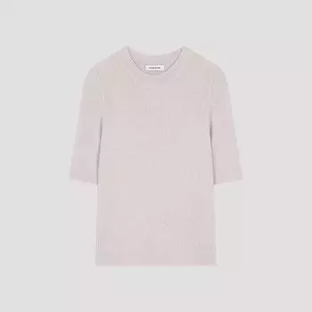 She S miSS Тонкий блестящий трикотажный свитер с коротким рукавом SSkpoo21510 Lp light pink/55