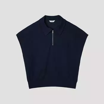 [She S miSS] Топ без рукавов с застежкой-молнией на половину длины SwjtSp22010 Na navy/66