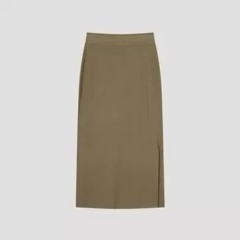 She S miSS Трикотажная юбка с боковыми разрезами SSkSko21120 Ca Camel/55