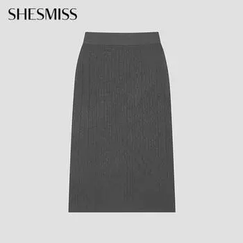 She S miSS Трикотажная юбка с резинкой SSkSko22080 Dg dark gray/55