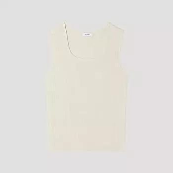 [She S miSS] Трикотажное платье без рукавов с квадратным вырезом SSkpop22580 фунтов light beige/55