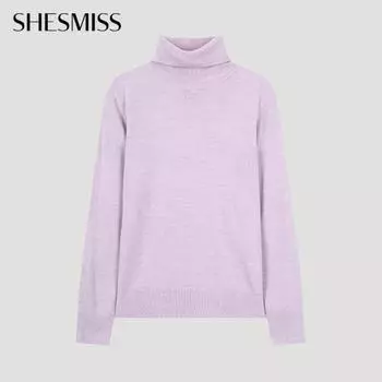She S miSS Turtleneck Knit Pullover SSkpoo42650 Lv light violet/55