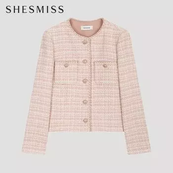 She S miSS Твидовый плетеный жакет Swwjko11020 Pi Pink/55