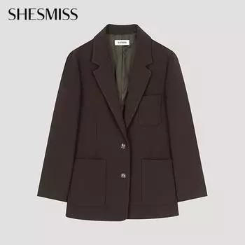 She S miSS Two Button Pocket Jacket Swwjko42030 Dw dark brown/55