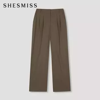 She S miSS Two Tuck Wide pantS SwwSln31100 Br Braun/55