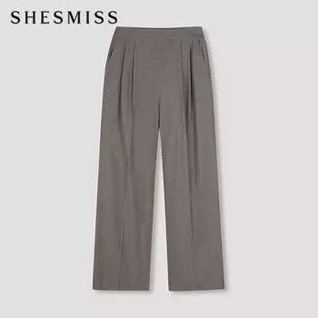 She S miSS Two Tuck Wide pantS SwwSln41160 Mb melange brown/55