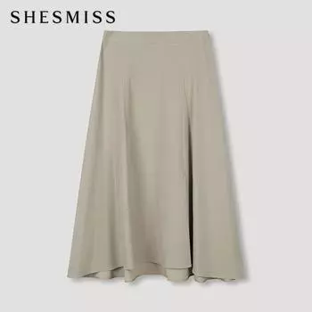 She S miss Unbalanced расклешенная юбка SwwSkn41040 Be beige/55