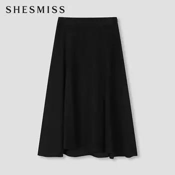 She S miSS Unbalanced Flare Skirt SwwSkn41040 Bk blacks/55