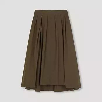 She S miSS Unbalanced Hem Skirt SwwSko12010 Br Braun/44