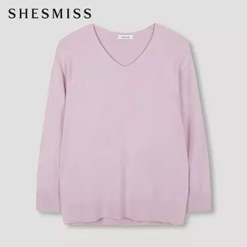 She S miSS V Neck baSic Knit Top SSkpon42020 Lp light pink/55