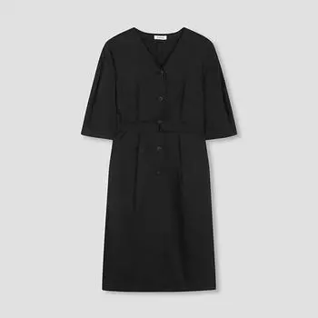 She S miSS V Neck Dart dreSS Swwopn32010 Bk blacks/55