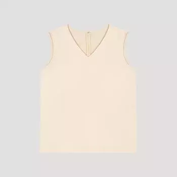 She S miSS V Neck SleeVeleSS blouSe Swwblo22530 Pb pink beige/55