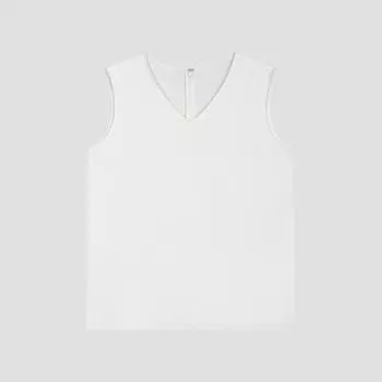 She S miSS V Neck SleeVeleSS blouSe Swwblo22530 Ow off-white/55