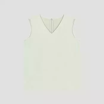 She S miSS V Neck SleeVeleSS blouSe Swwblo22530 Ln Light green/55