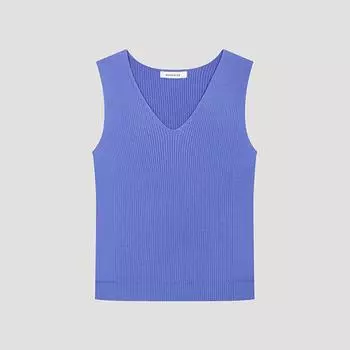 She S miSS V Neck SleeVeleSS Knit SSkpoo22520 Bl Blue/55