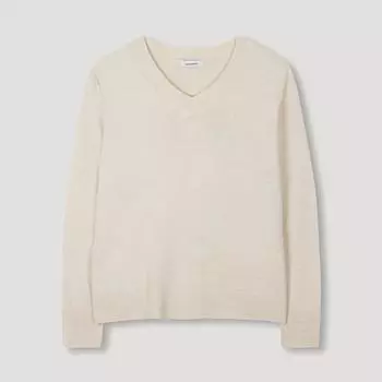 She S miss V-образный вырез, базовая вязка SSkpon42540 Ot oatmeal/55