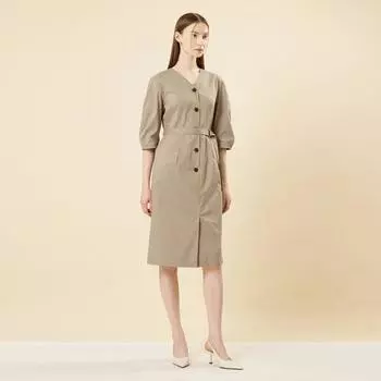 She S Miss V-образный вырез с вытачками Swwopn32010 light brown/55