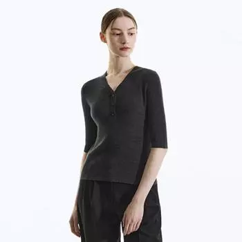 She S miSS V-образный вырез, тонкий трикотаж SSkpon31100 blacks/55