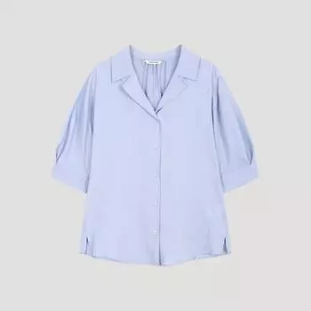 She S miSS Volume Open CoLlar Shirt SwwSto22560 Ll light blue/55